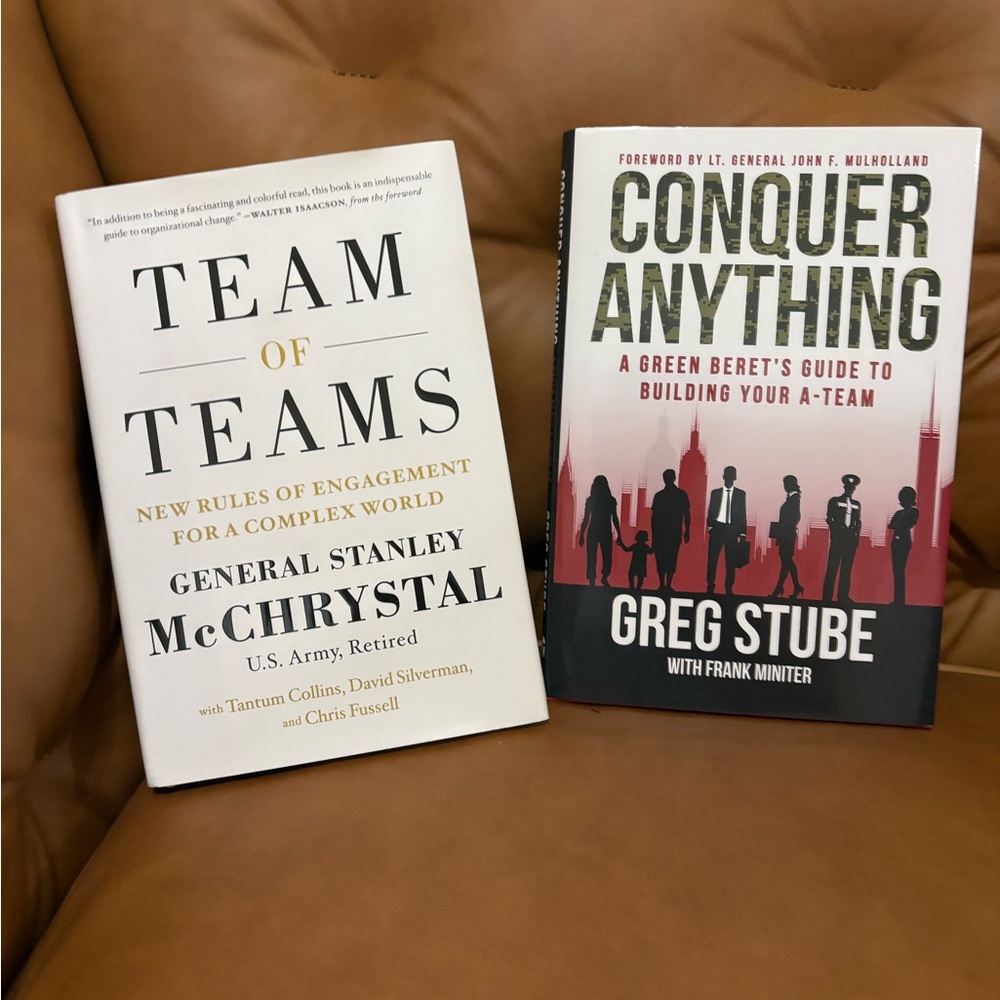Team of Teams and Conquer Anything Books